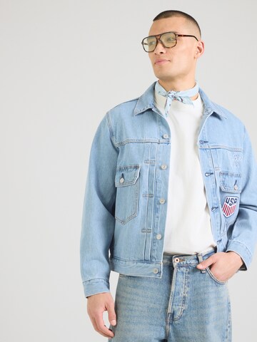 LEVI'S ® - Chaqueta de entretiempo 'TYPE II X USA TYPE' en azul