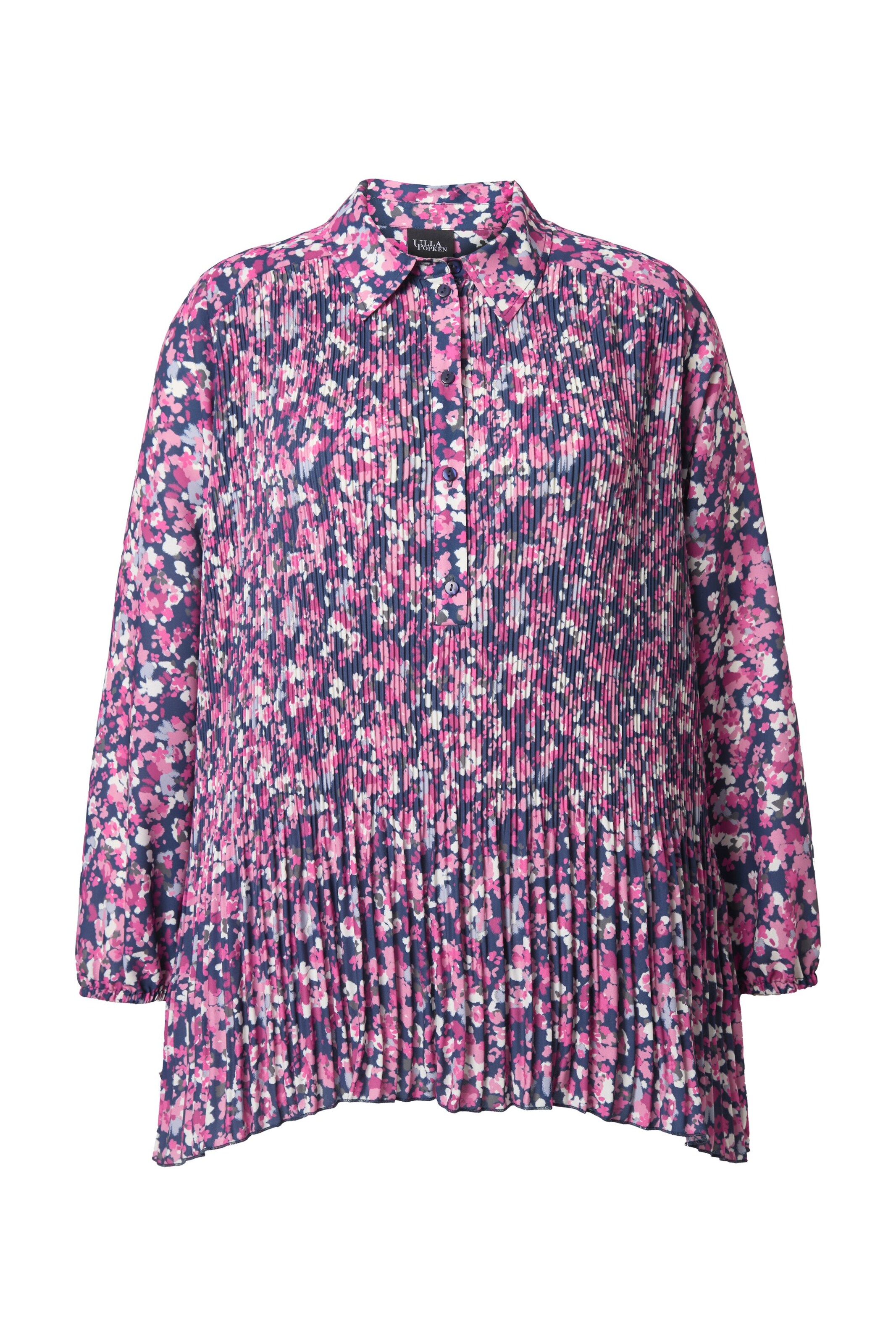 Ulla Popken Chemisier en mélange de couleurs, Vue avec produit