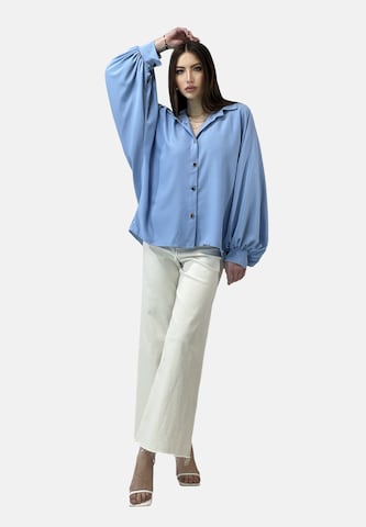 Elara Bluse in Blau