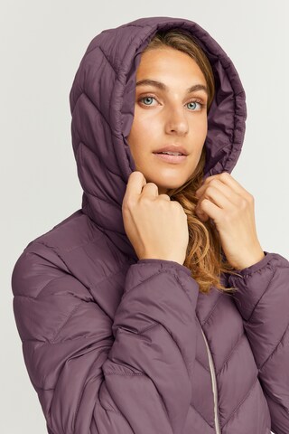 Fransa Winter Coat in Purple