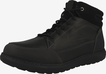 Bottines à lacets 'Mapstone' CLARKS en noir : devant