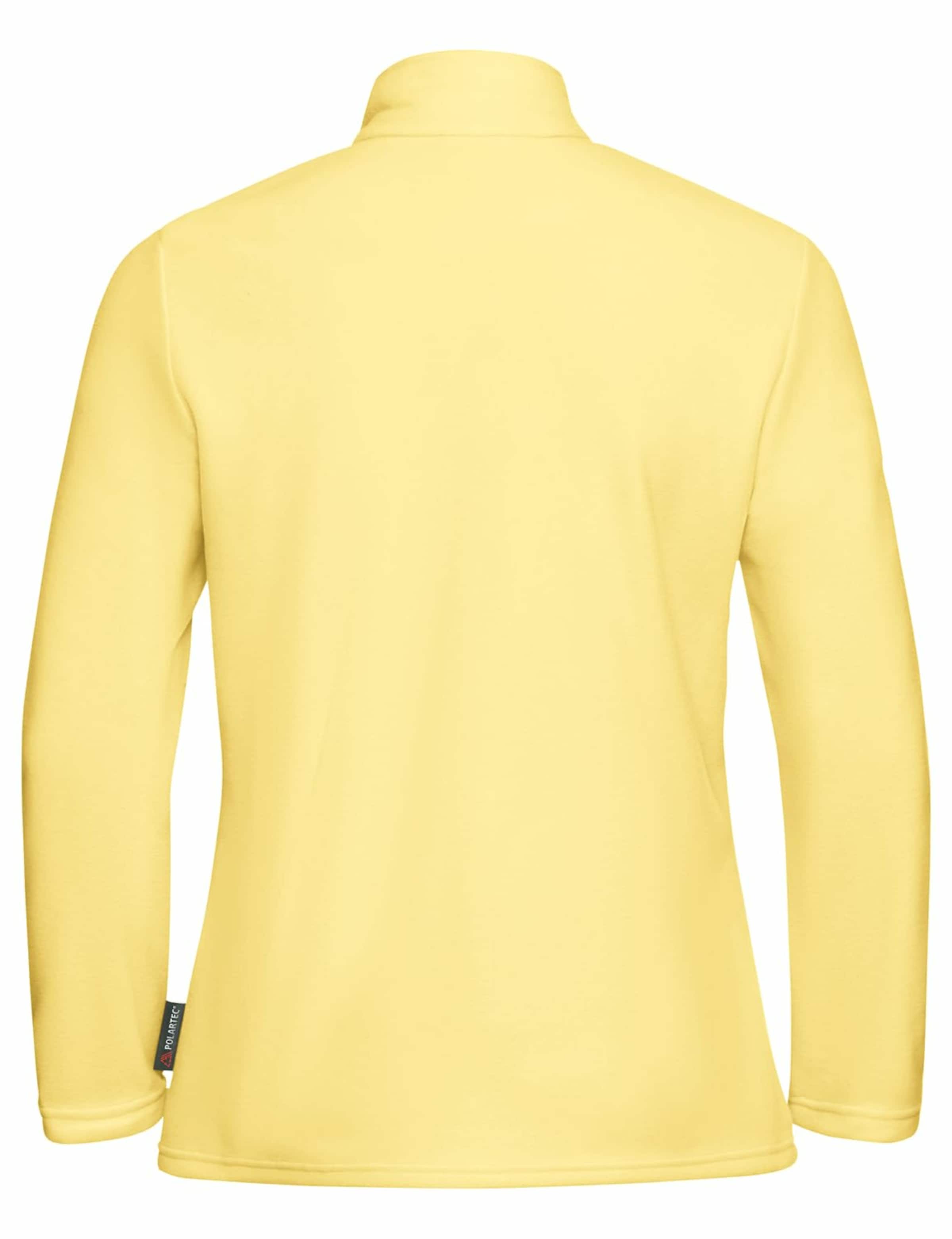 JACK WOLFSKIN Fleece Jacket in Yellow