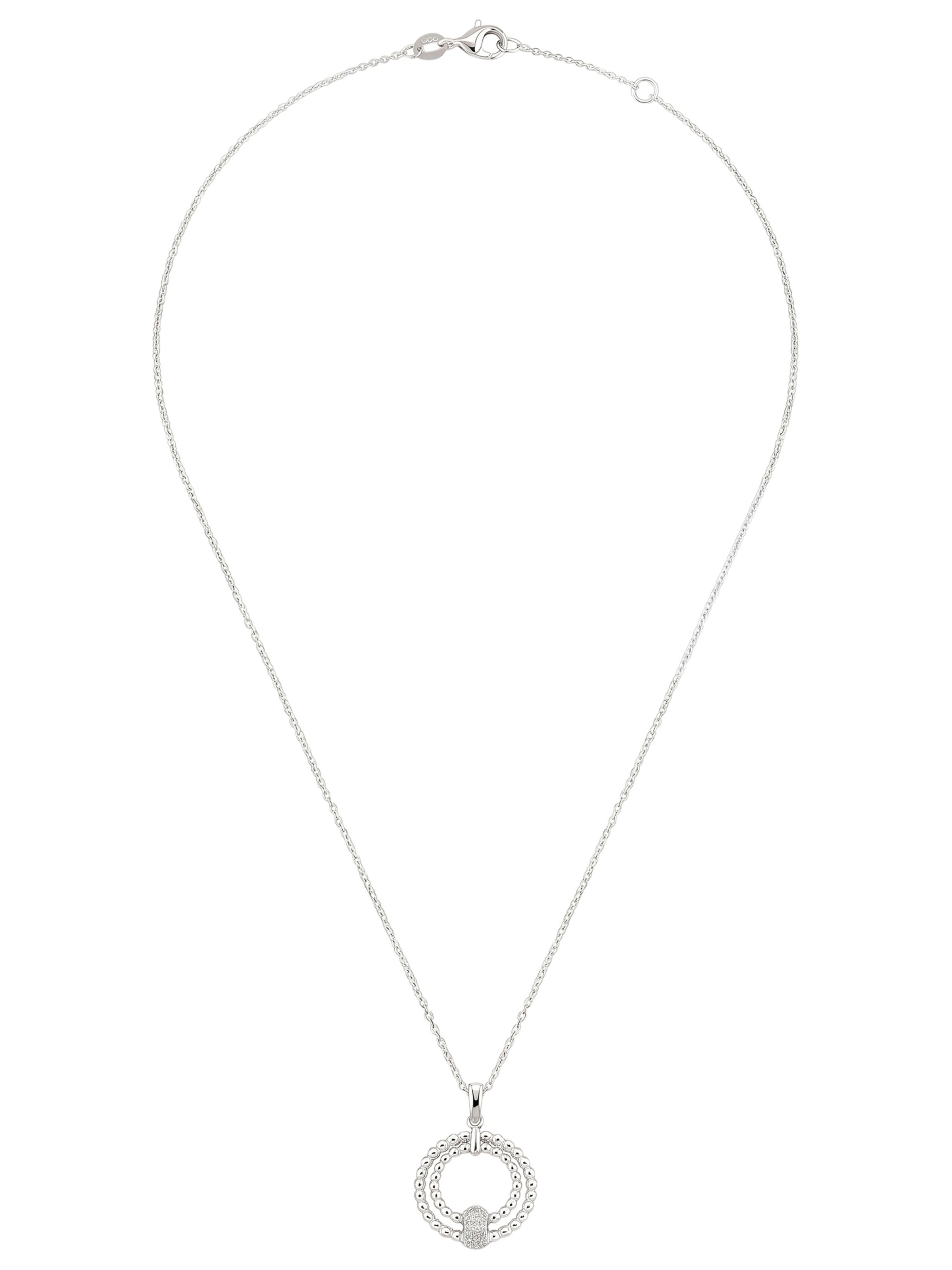 Jobo Necklace in Silver: front