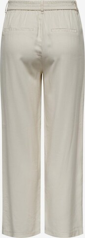 ONLY Wide leg Bandplooibroek 'Aris' in Beige