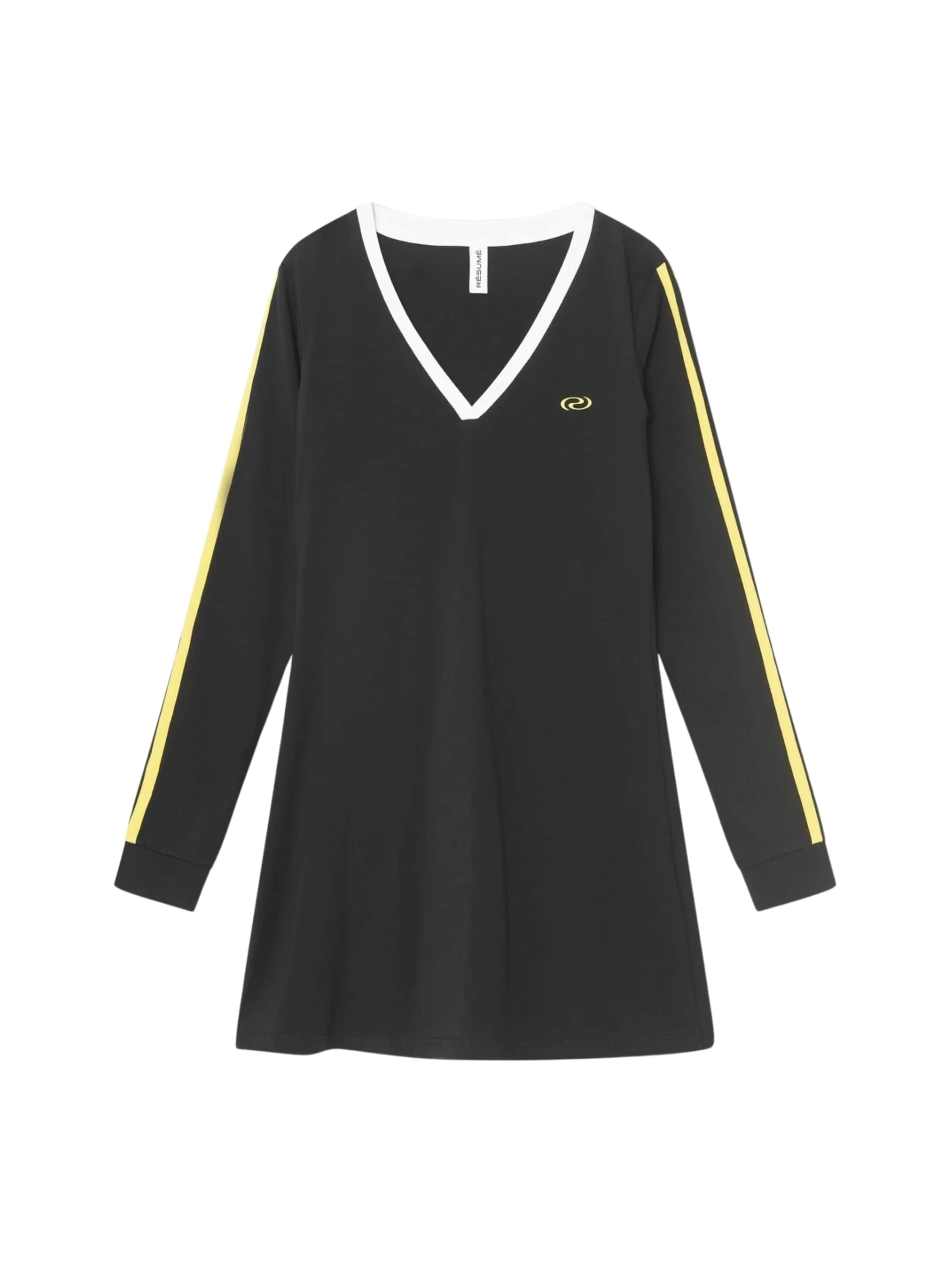 Robe ' HiroRS ' Résumé en noir : devant