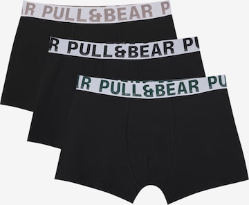 Pull&Bear Boxer shorts in Black: front