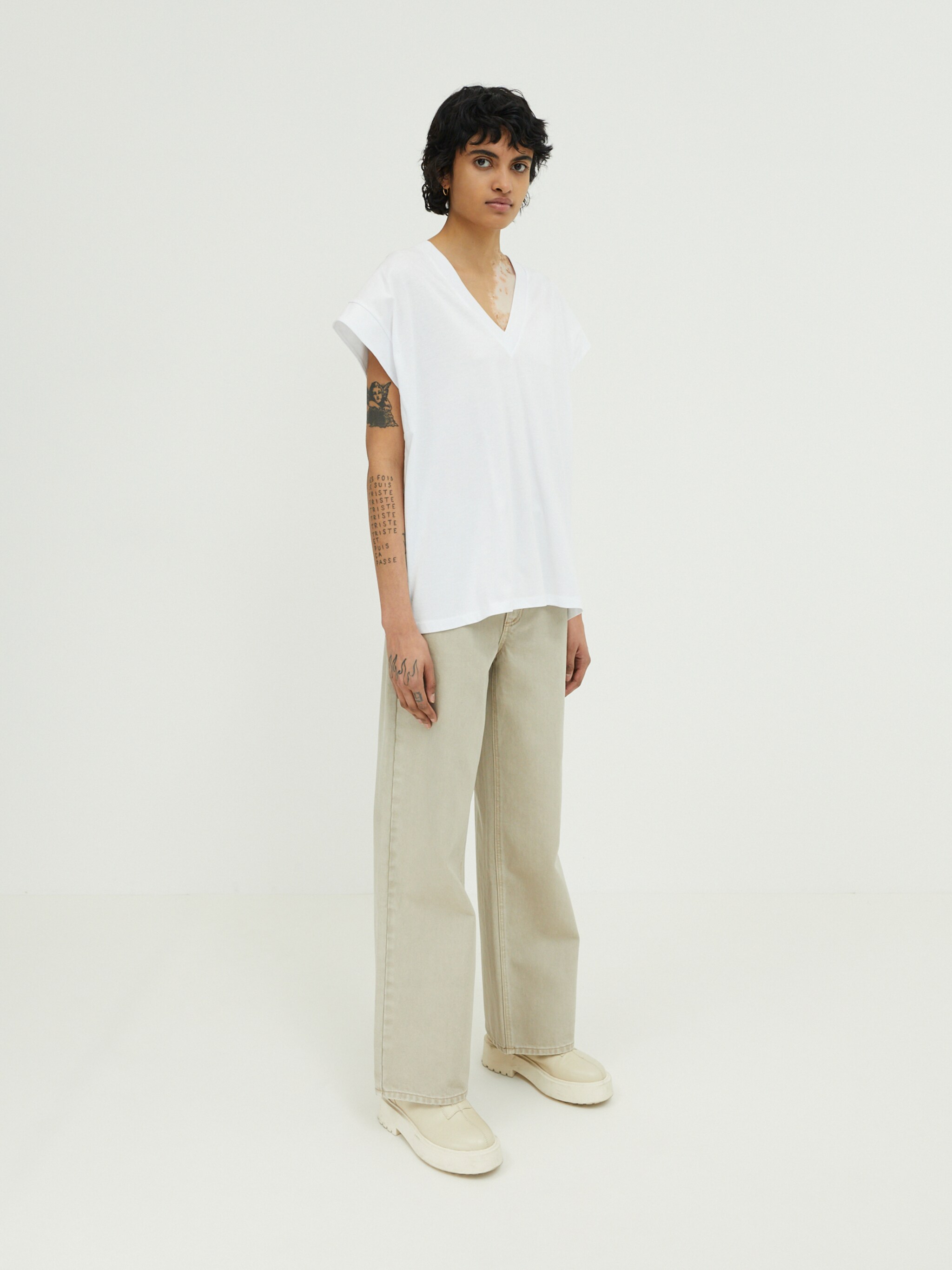 EDITED Producten Shirt 'Louisa ' Wit