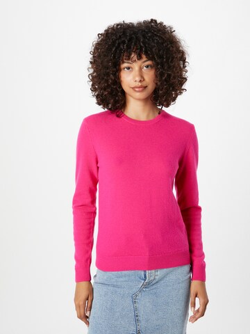 Pull-over UNITED COLORS OF BENETTON en rose : devant