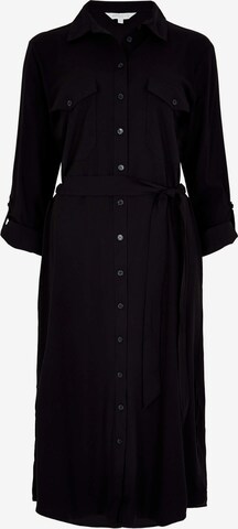 Apricot Shirt Dress in Black: front