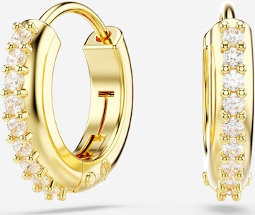 auksinė Swarovski Auskarai 'Matrix': priekis