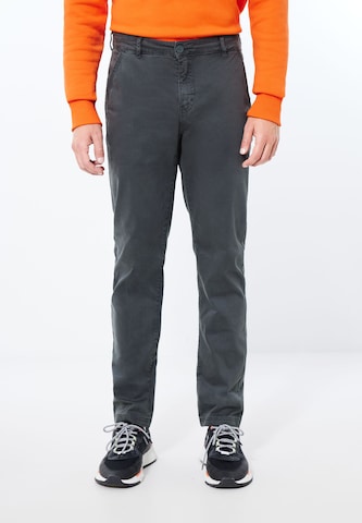 Street One MEN Regular Chino Pants in Grey: front