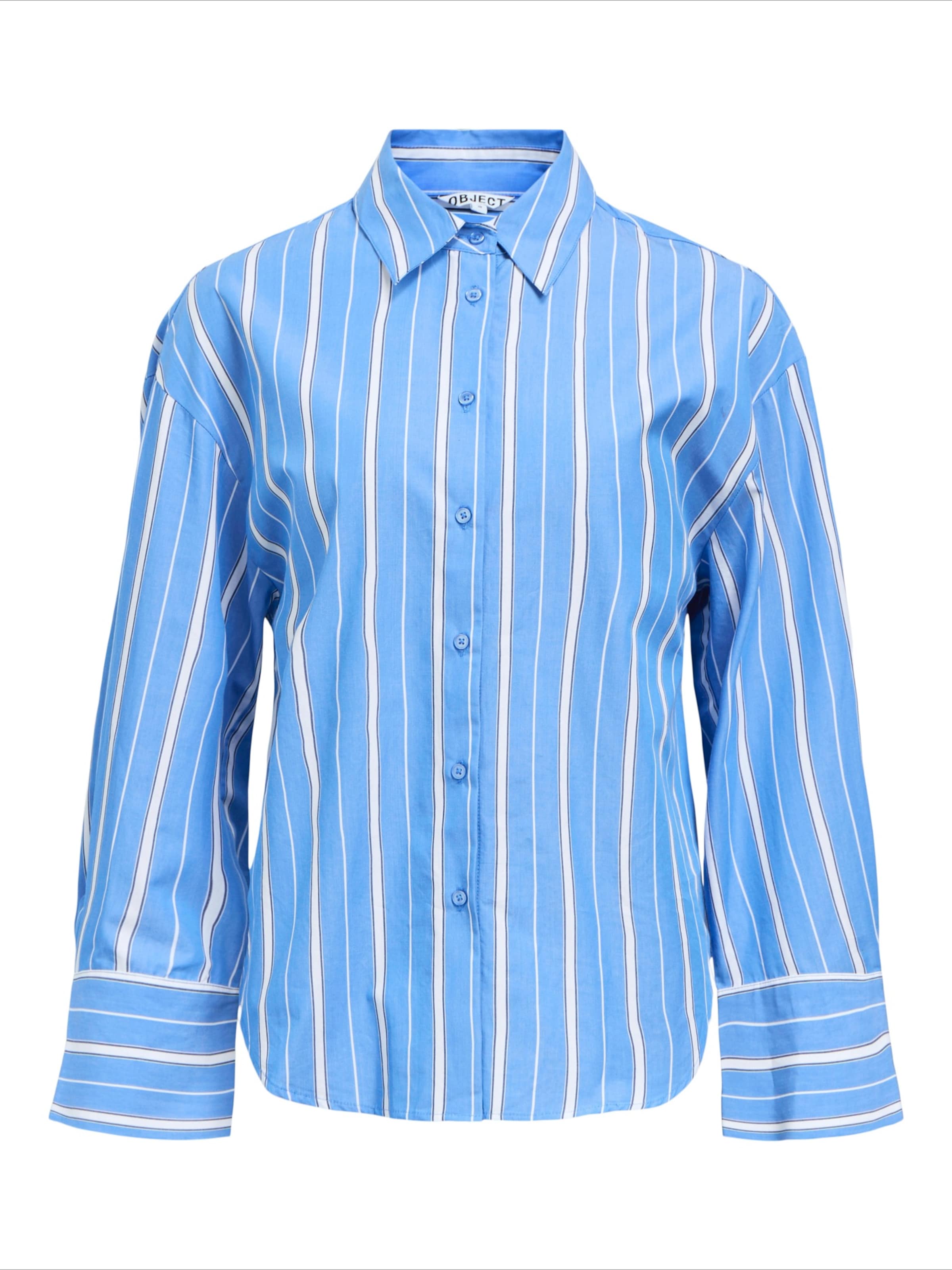 OBJECT Bluzka 'OBJKIMBERLY' w kolorze niebieski: przód