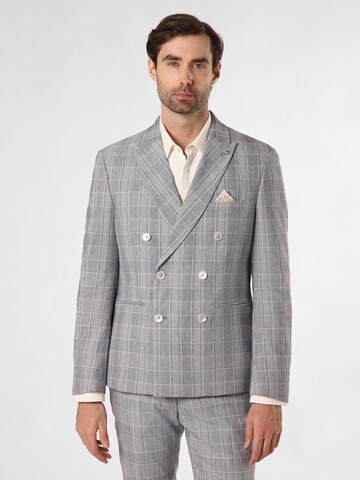 Coupe slim Veste de costume ' Brixdon ' Finshley & Harding London en gris : devant