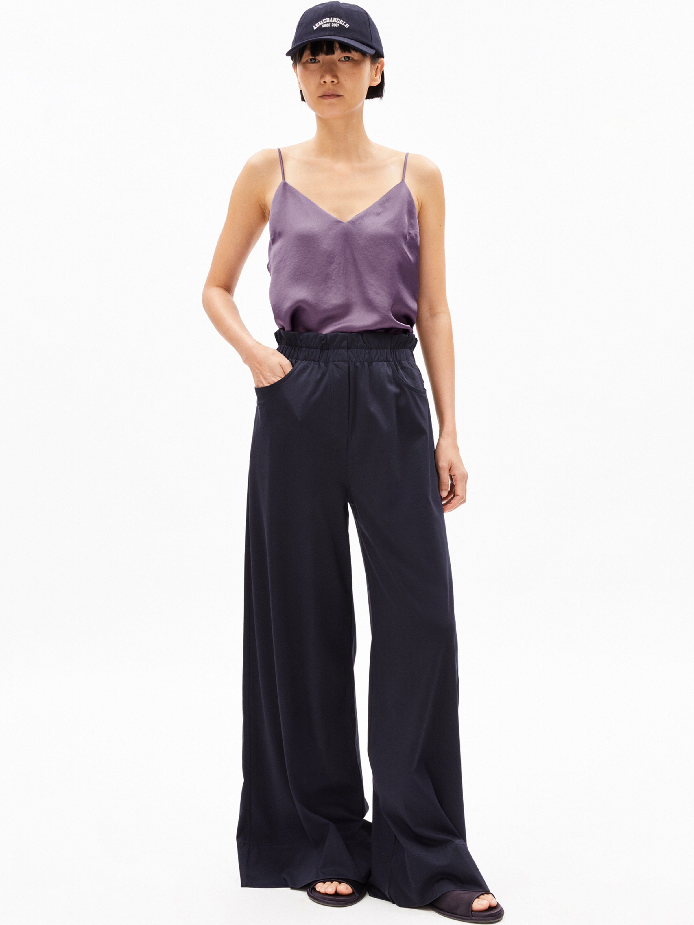 ARMEDANGELS Loosefit Hose JOWANAA in Blau: Vorderseite