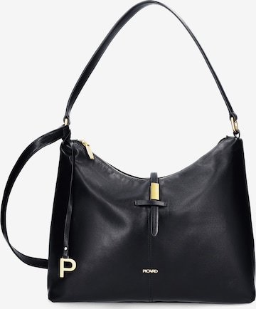 Picard Shoulder Bag 'Whisper' in Black: front