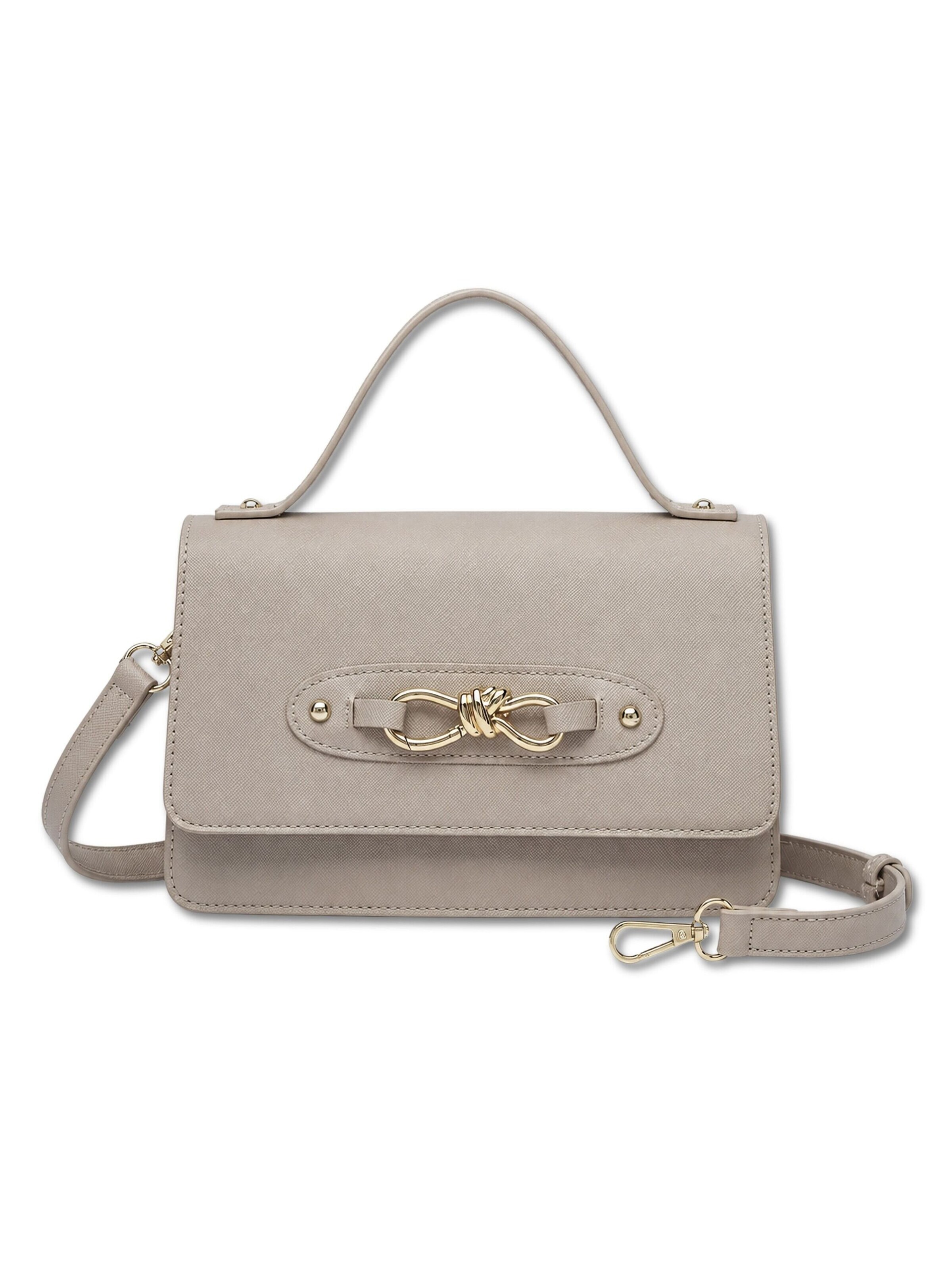 COLLEZIONE ALESSANDRO Crossbody Bag 'Bellezza' in Beige: front