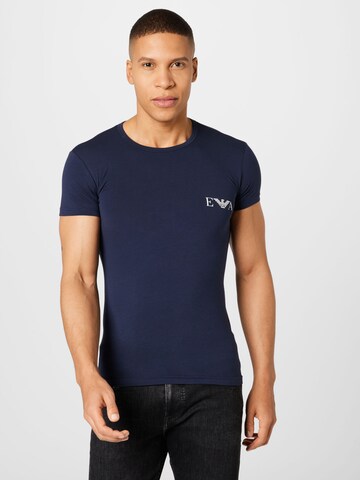 Emporio Armani T-Shirt in Blau: predná strana