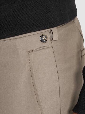 CAST IRON Tapered Chino trousers 'Cyclas tapered fit chino' in Brown