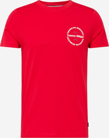 TOMMY HILFIGER T-Shirt in Rot: predná strana