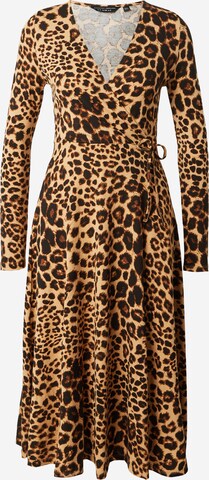 Dorothy Perkins Jurk in Bruin: voorkant