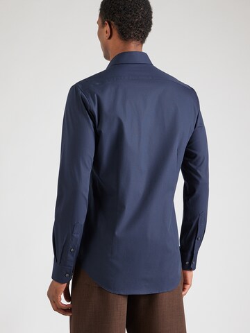 Michael KorsRegular Fit Košulja - plava boja: stražnji dio