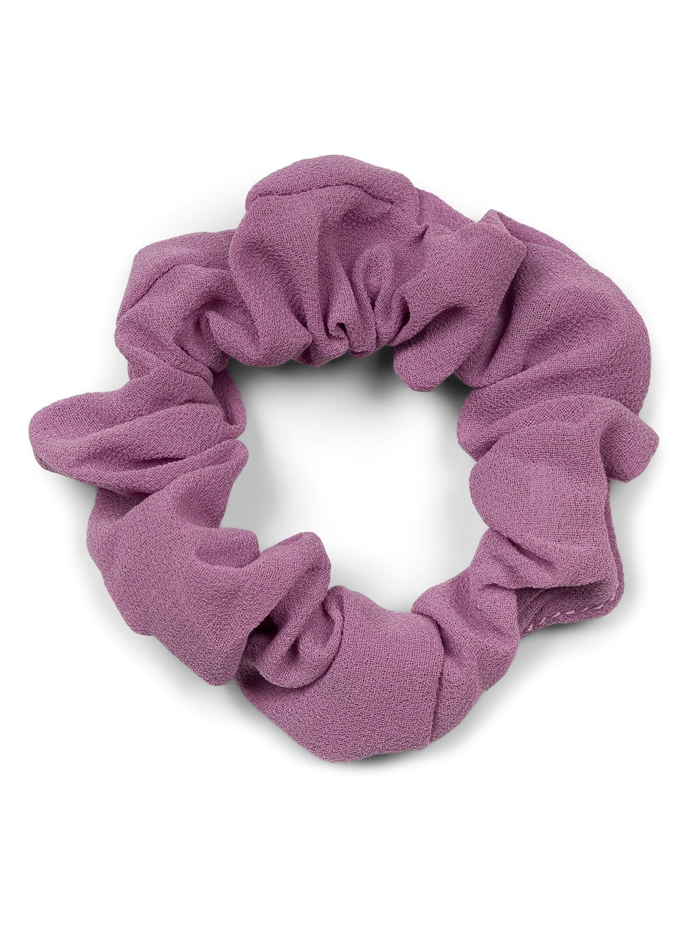 styleBREAKER Haarschmuck 'Plissierter Scrunchie Haargummi mit Schleife'‌‌‌‌‌‌ in Lila