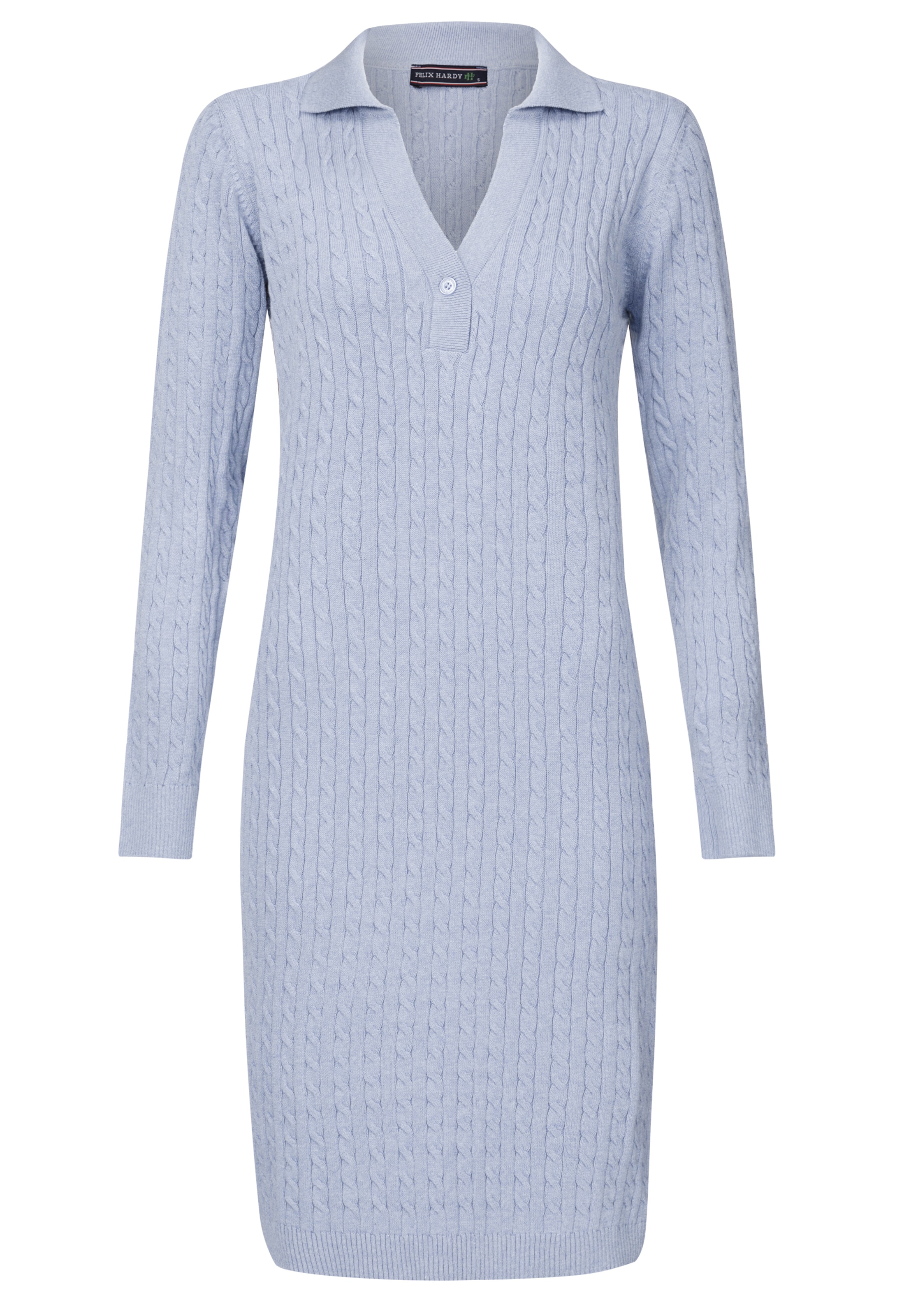 Robes en maille Felix Hardy en bleu : devant