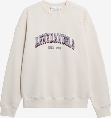 Sweat-shirt ARMEDANGELS en beige : devant