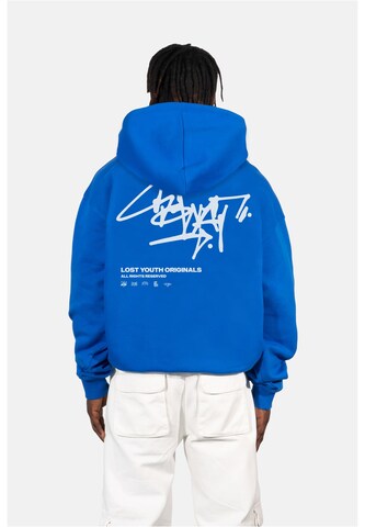 Lost YouthSweater majica 'Graffiti' - plava boja