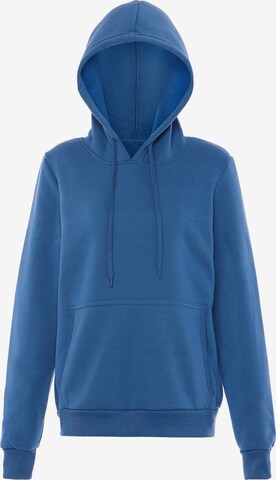 SANIKA Sweatshirt in Blauw: voorkant