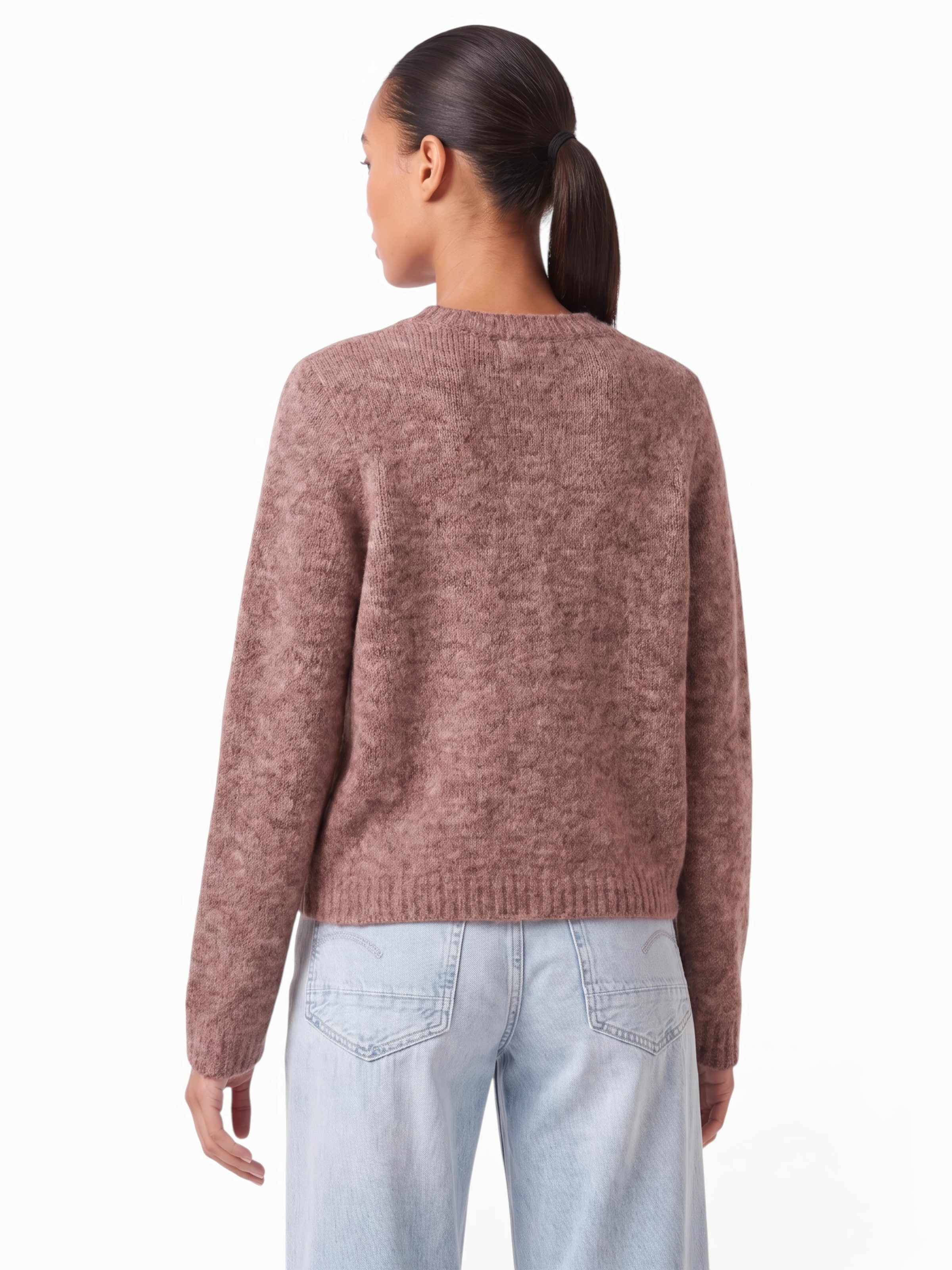 Vero Moda Curve Pullover 'VMCNovah' in Braun
