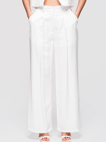 Ombre Wide leg Broek in Wit