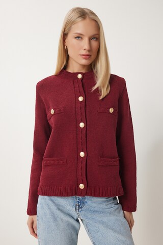 Happiness İstanbul Вязаная кофта в Красный: спереди