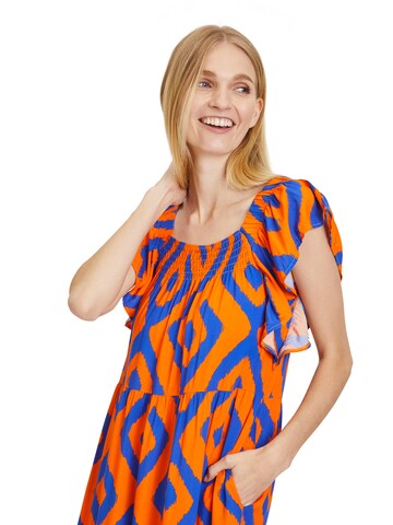 Cartoon Summer Dress in Orange