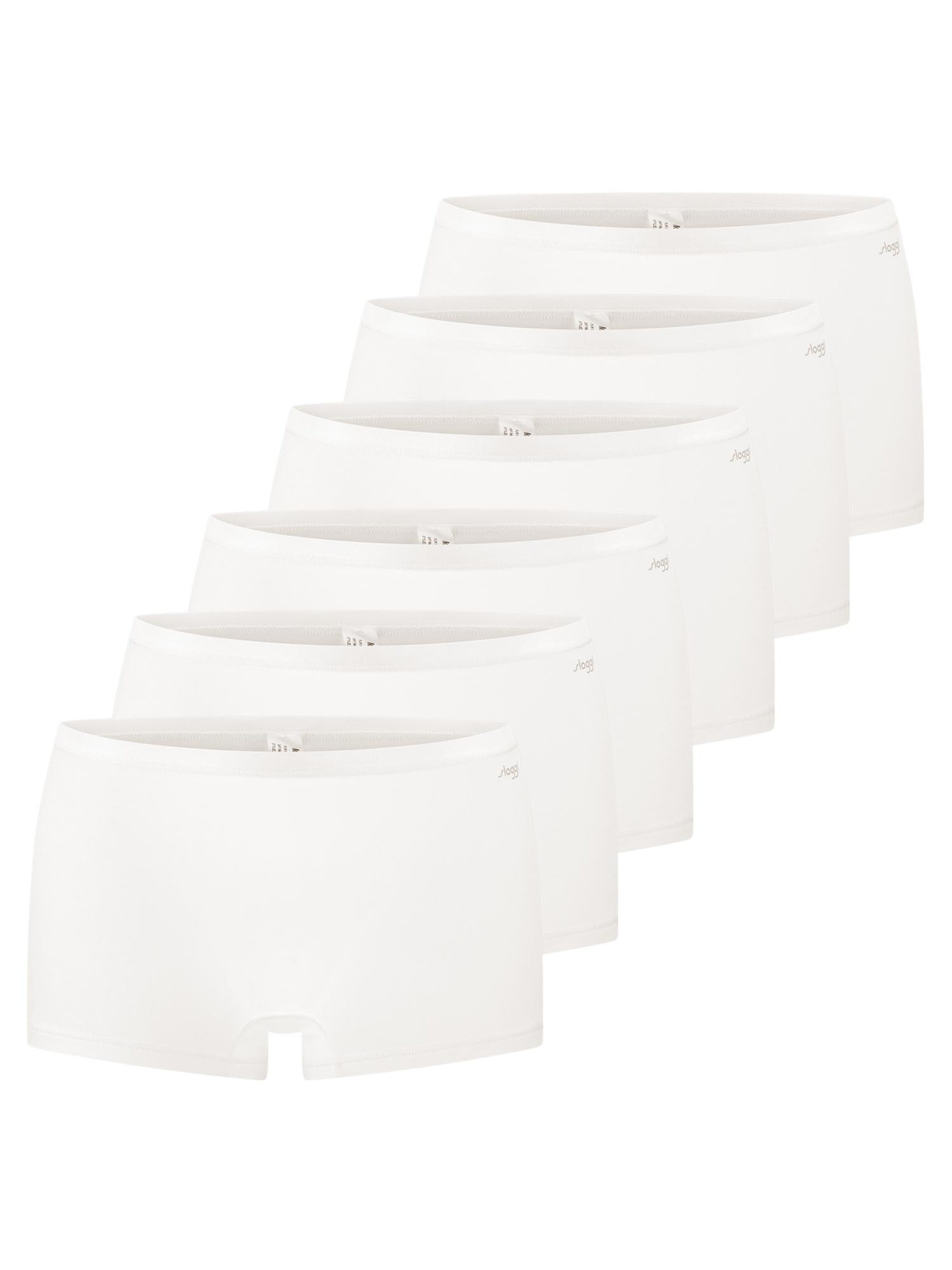 SLOGGI Panty 'GO Daily Cotton'‌‌‌‌‌‌ in Weiß: Vorderseite