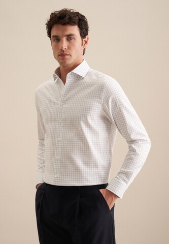 Coupe regular Chemise business SEIDENSTICKER en bleu : devant