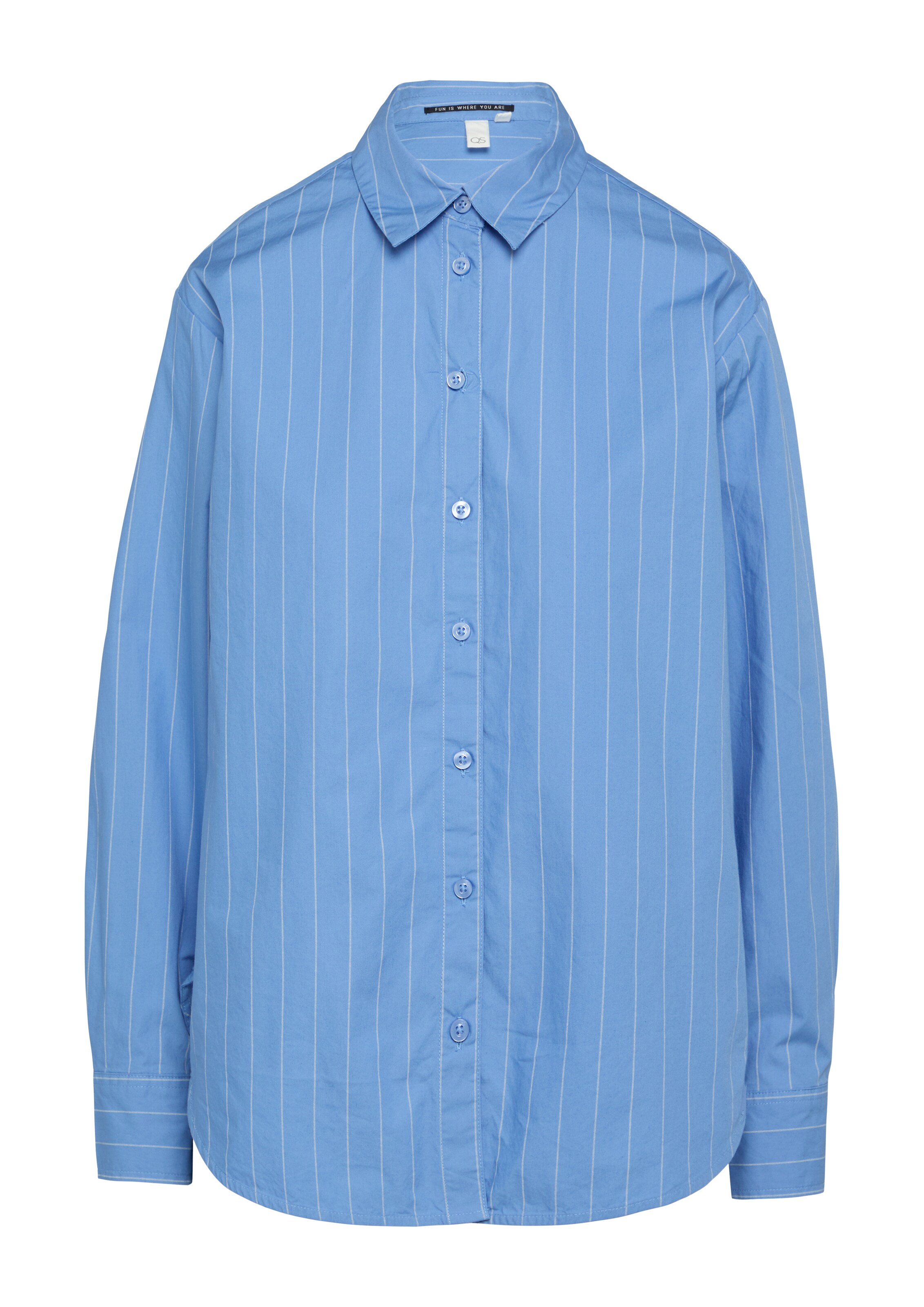 QS Bluse in Blau: Vorderseite