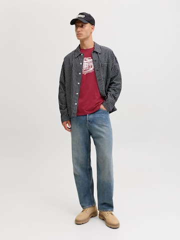 JACK & JONES Shirt in Red