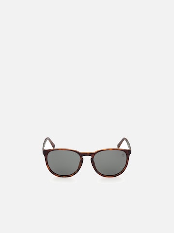 TIMBERLAND - Gafas de sol 'Timberland TB9235 Dark havana 53/19/145 MAN Sunglasses' en marrón: frente