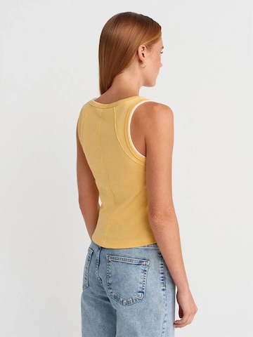 Chemisier Dilvin en jaune