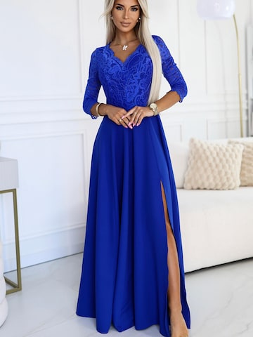 Numoco Abendkleid 'Maxikleid Amber'‌‌‌‌ in Blau