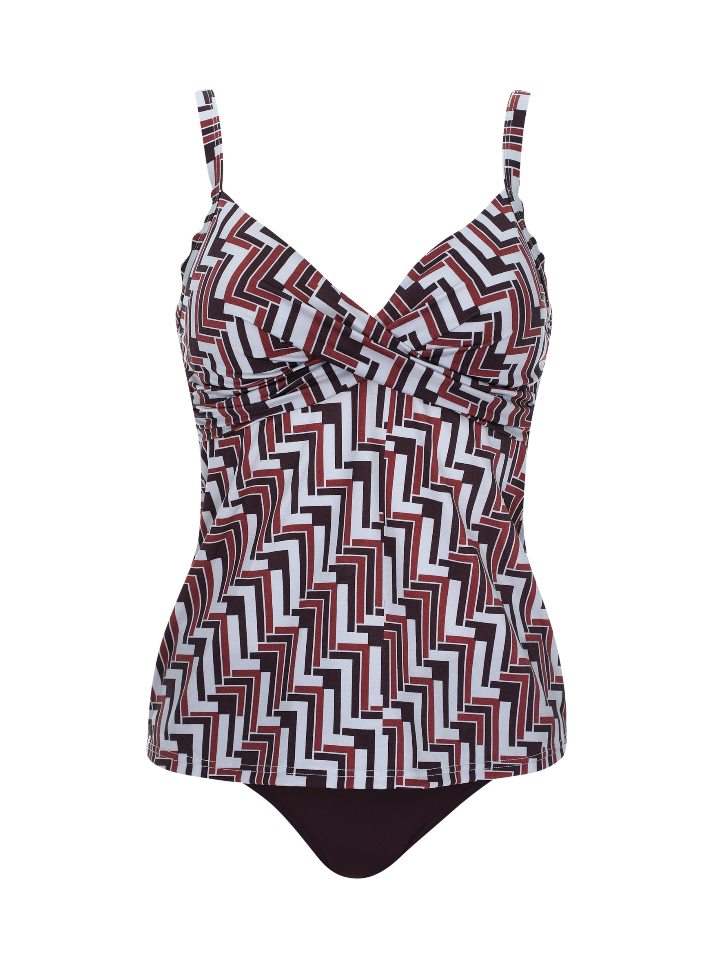 Tankini OLYMPIA en rouge : devant