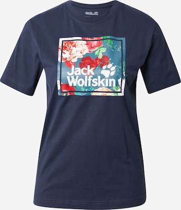 JACK WOLFSKIN Performance Shirt in Blue: front