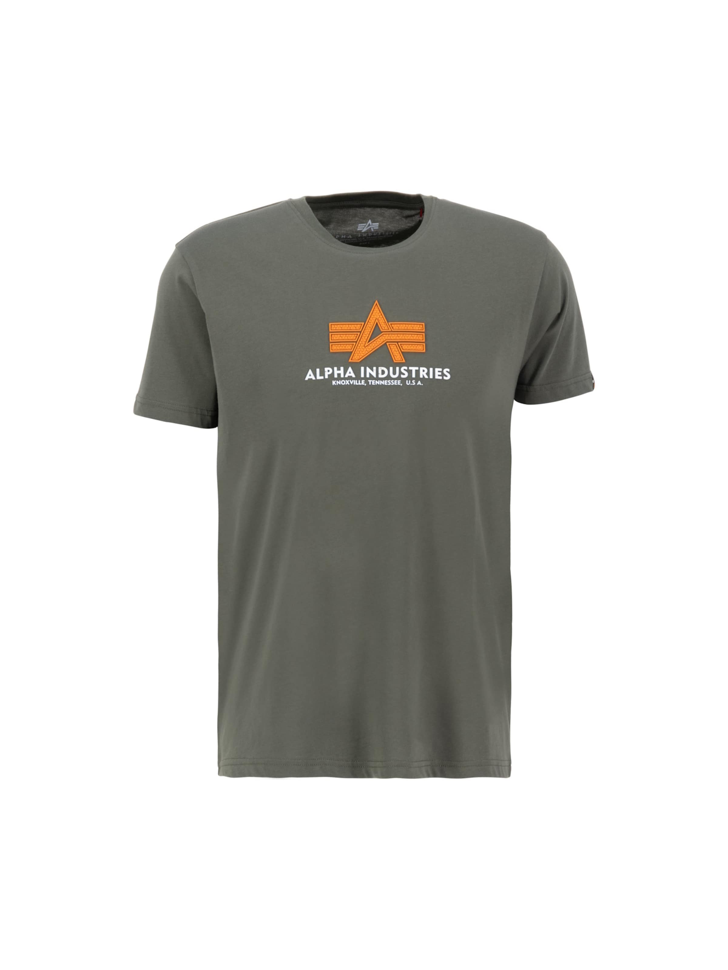 ALPHA INDUSTRIES Shirt in Green: front