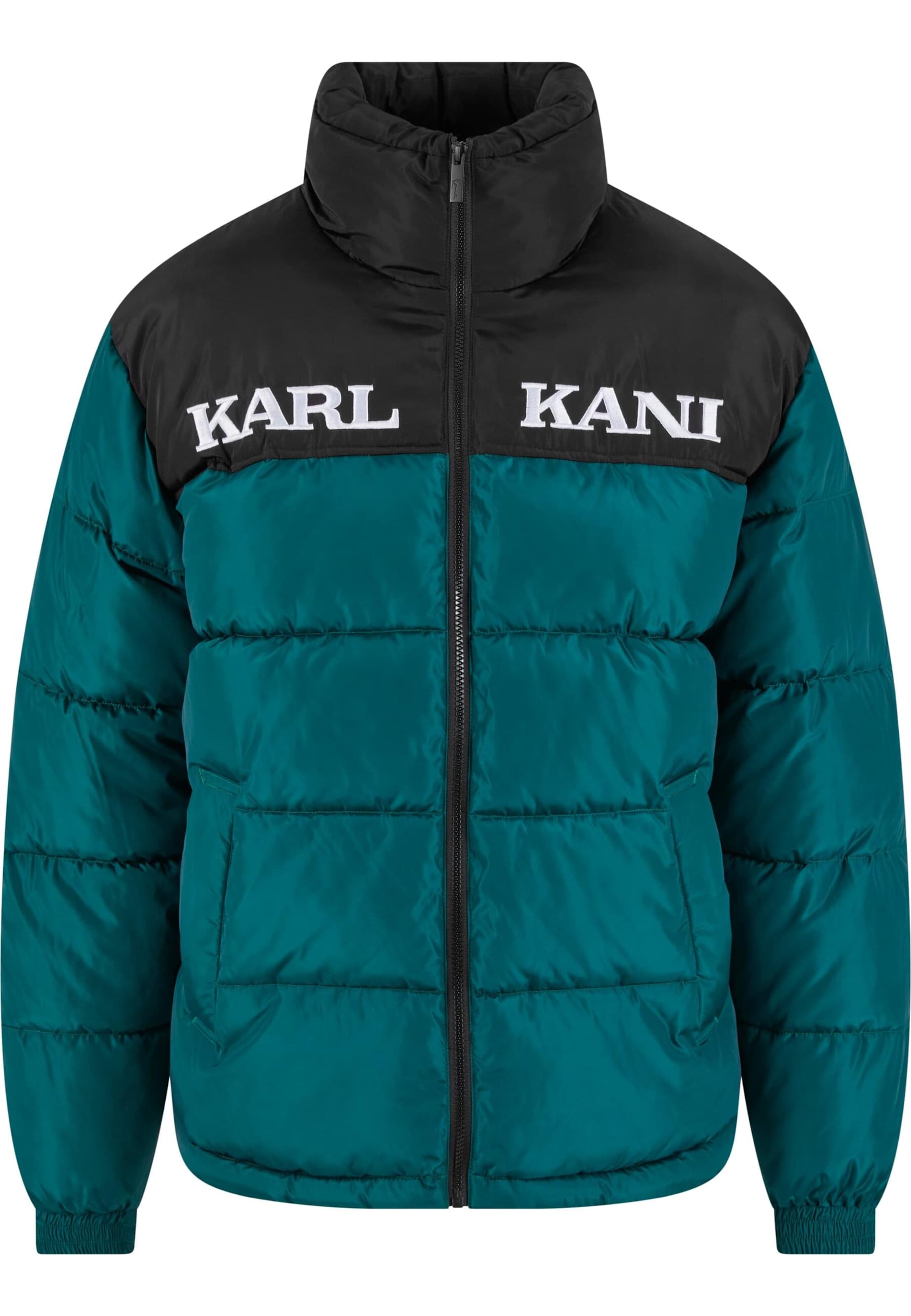 Karl Kani Between-season jacket 'Retro Essential' in Green: front