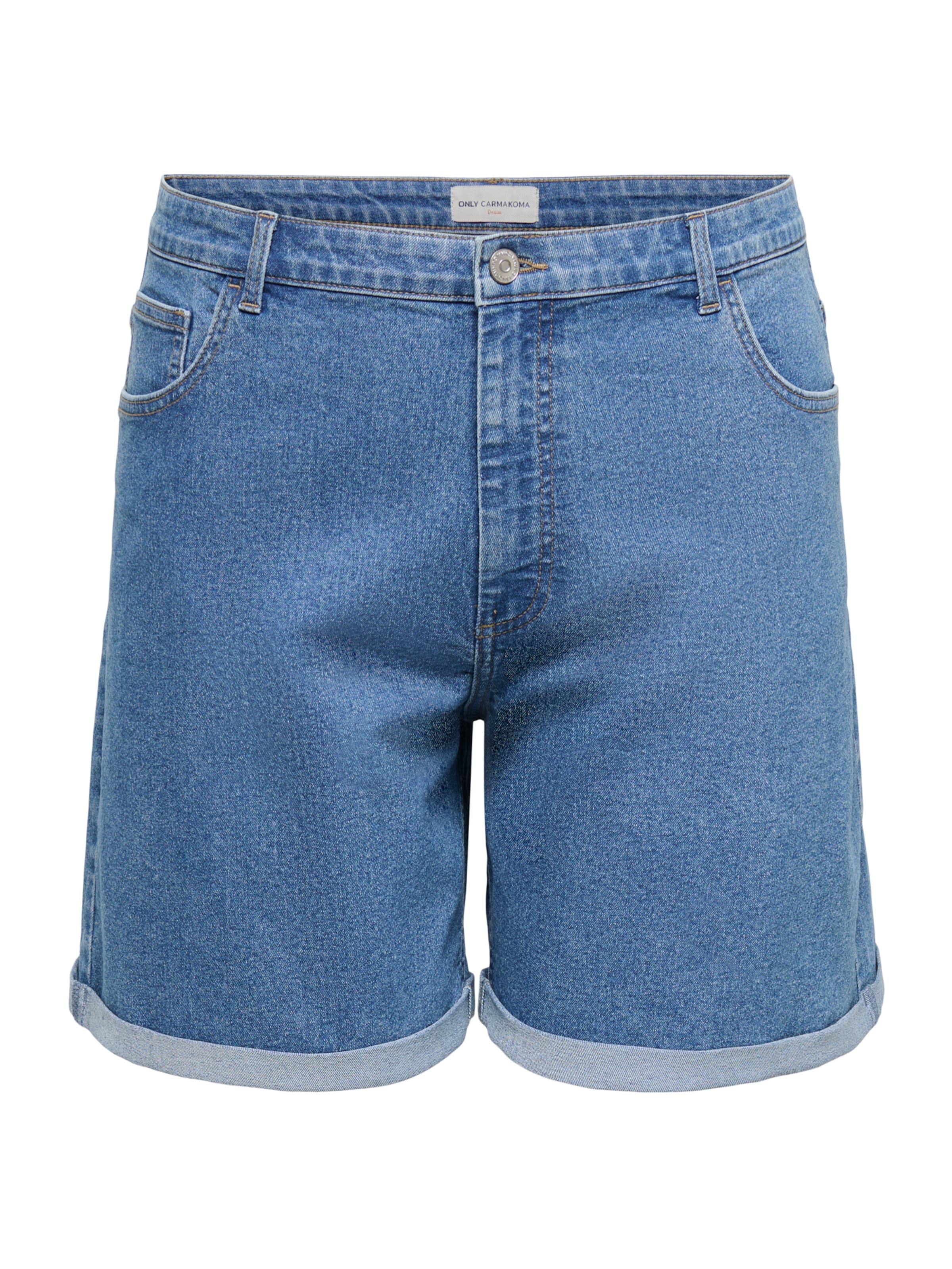 Regular Jean 'CARLaura' ONLY Carmakoma en bleu : devant