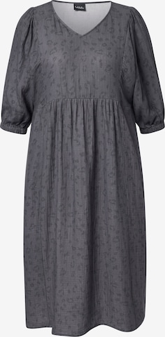 Ulla Popken Dress in Grey: front