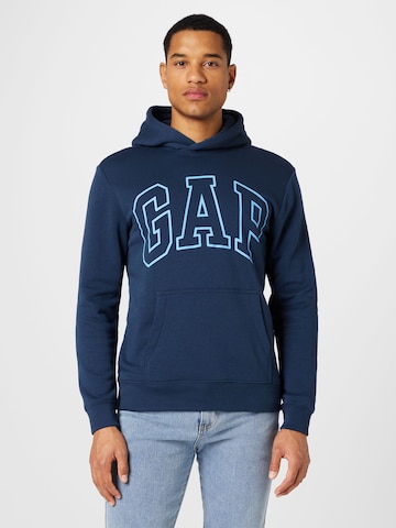 GAP - Sweatshirt 'ARCH' em azul: frente