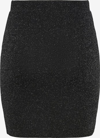 PIECES Skirt 'LINA' in Black: front