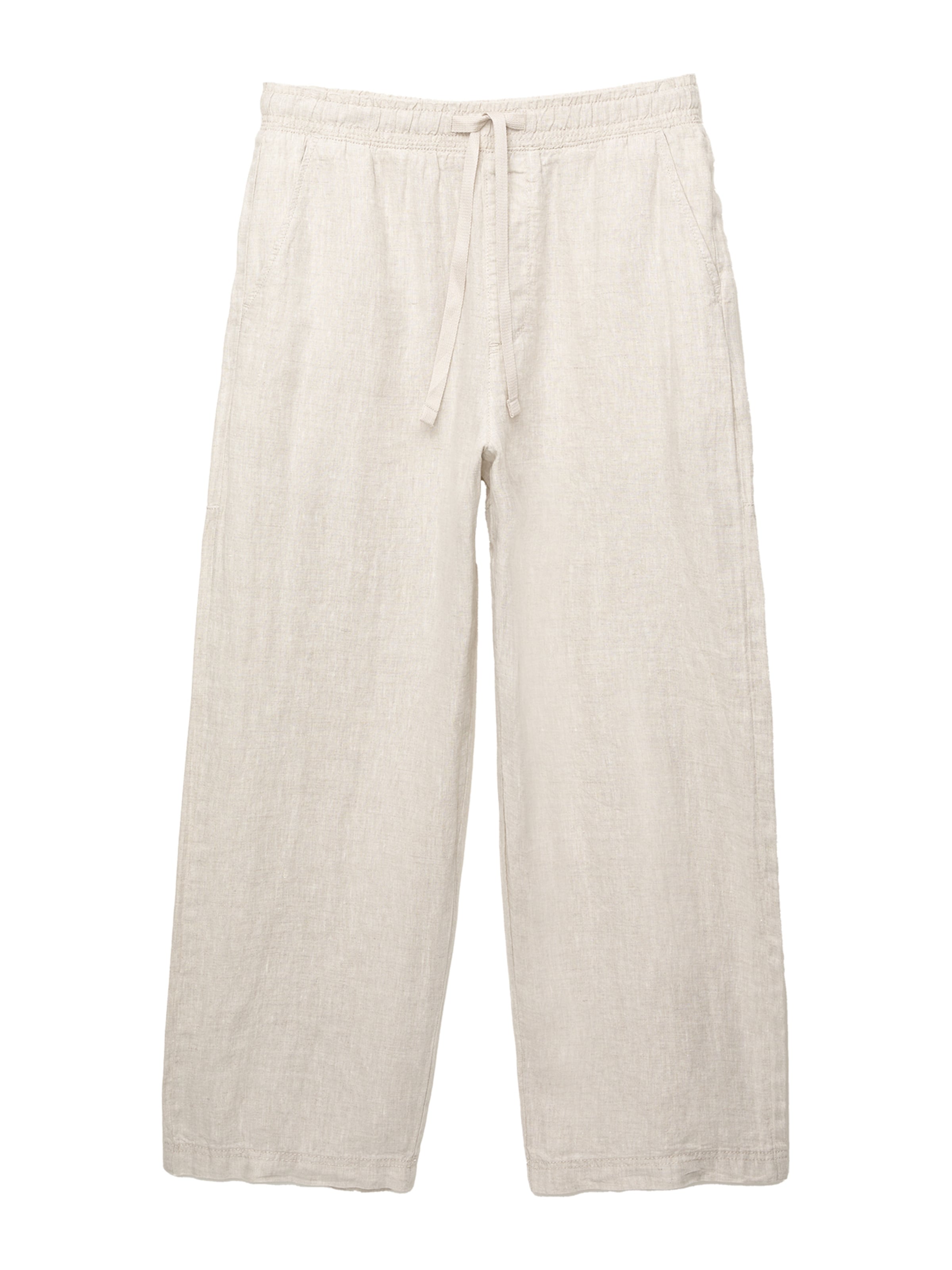 Pull&Bear Baggy Broek in Beige: voorkant